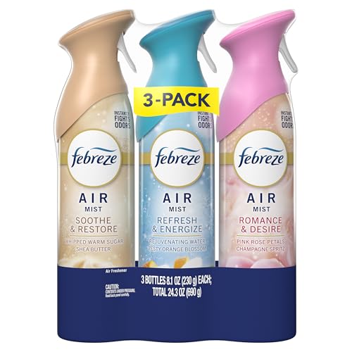 Febreze Air Mist Mood Mix shea butter and sugar fragrance adds warmth