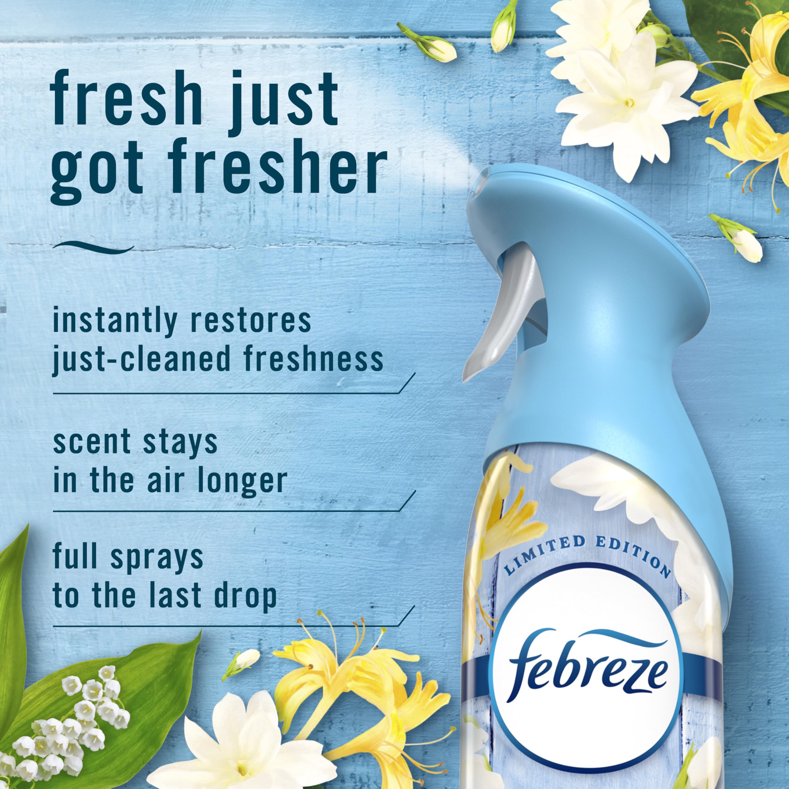 Febreze Air Mist odor-fighters enhanced-formula offers stronger odor control.