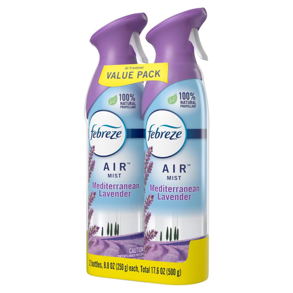 Febreze Air Mist creates a light, inviting aroma throughout the room