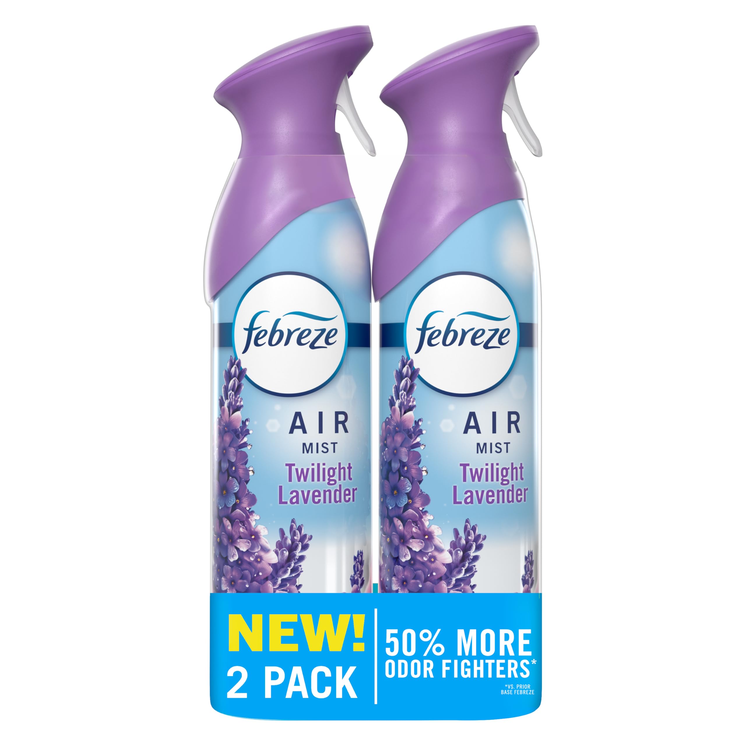 Febreze Air Mist Twilight Lavender bottle for a quick room refresh