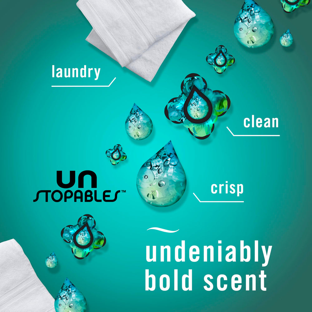 Febreze Air Mist Unstopables Fresh bottle in a bright kitchen.