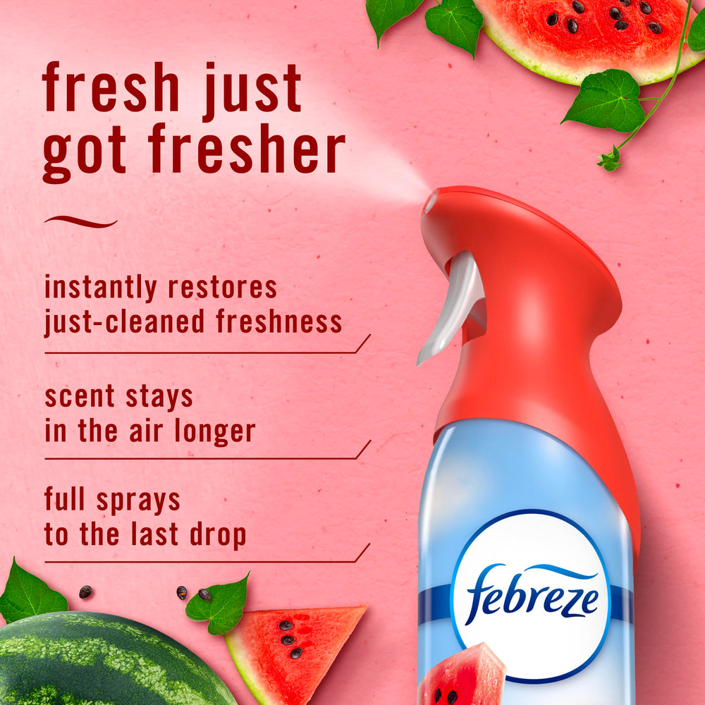 Febreze Air Mist Watermelon dispersion in air for lasting freshness