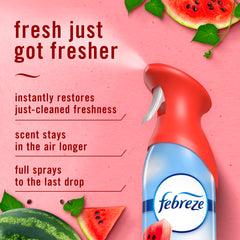 Febreze Air Mist Watermelon dispersion in air for lasting freshness