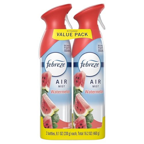 Febreze Air Mist Watermelon in garage to freshen spaces