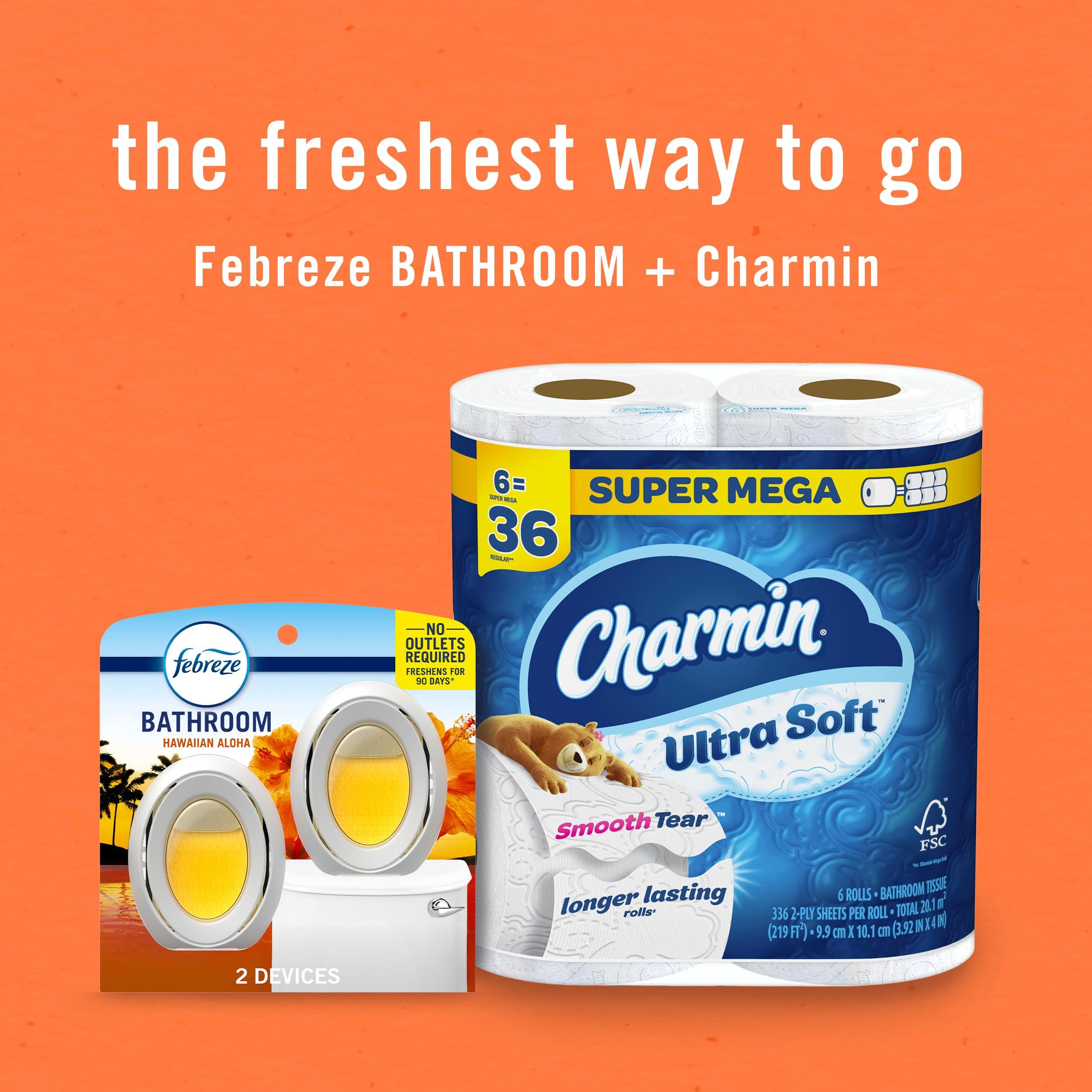 Febreze litter-area placement emphasizes odor control near pet zones.