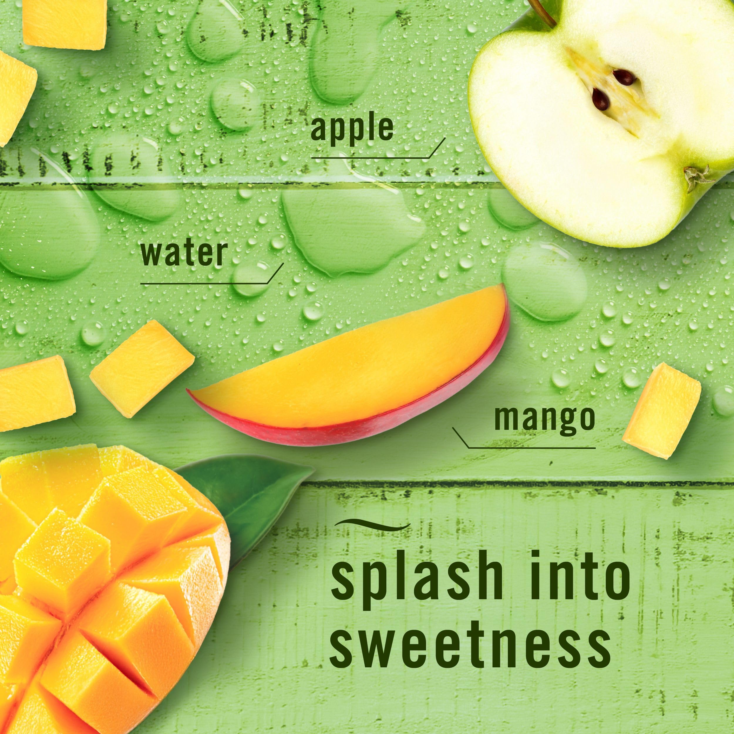 Febreze Mango Splash fragrance bottle highlights fruity scent for living spaces.