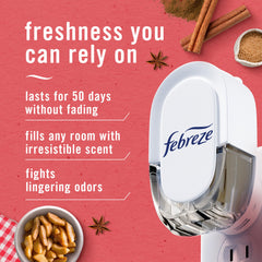 Four refills for Febreze Fade Defy PLUG Air Freshener.