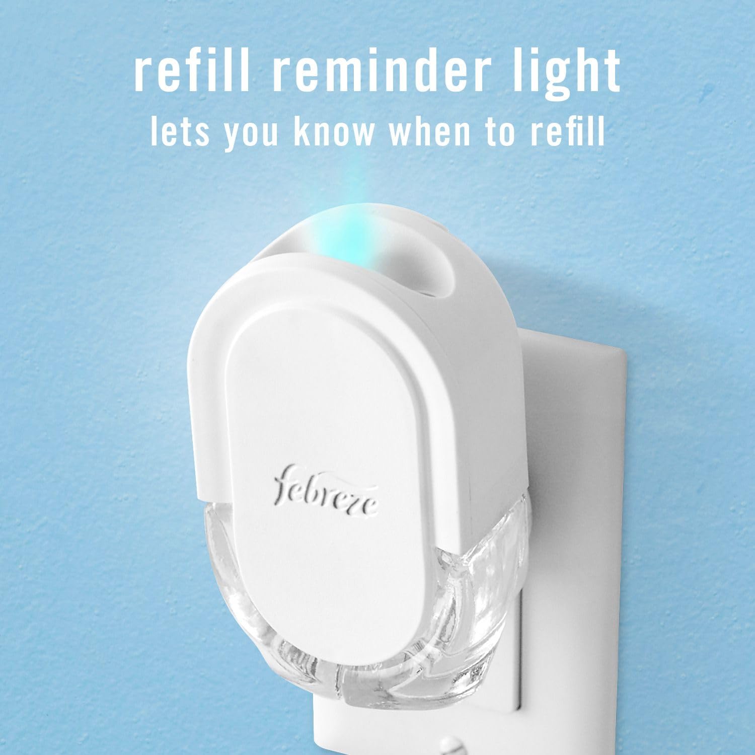 Two refills included for ongoing freshness in your space.