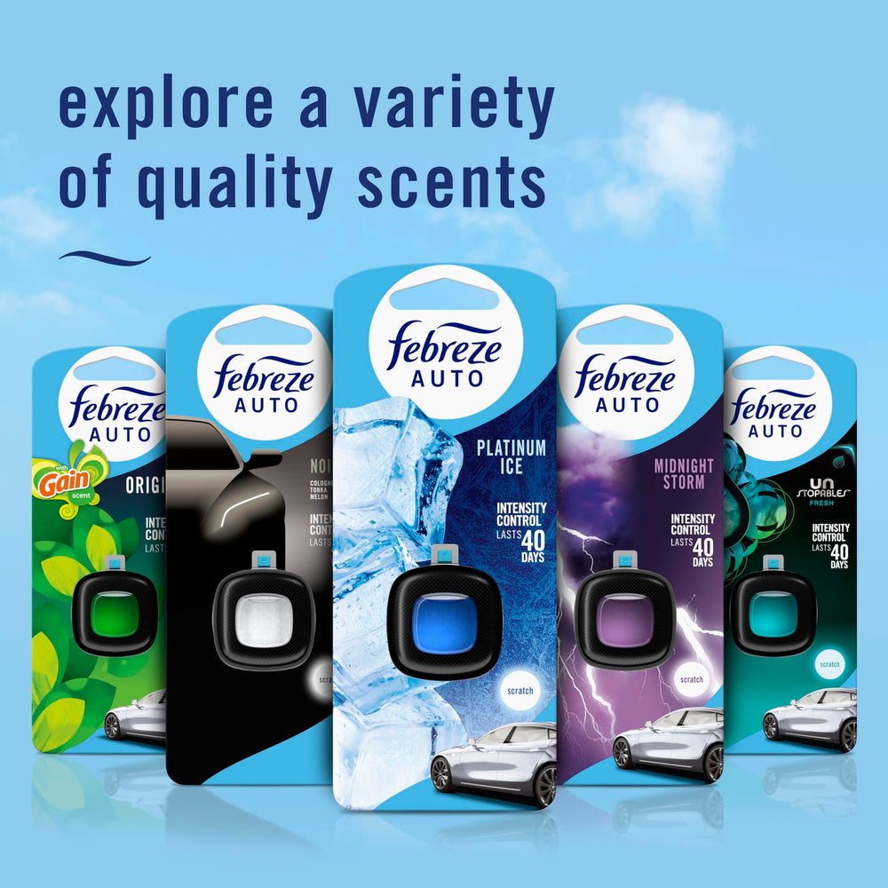 Febreze Old Spice Fiji vent-clip in-use with steady fragrance