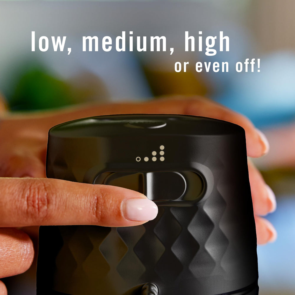 The device emphasizes up to 50 days of fragrance on the low setting.