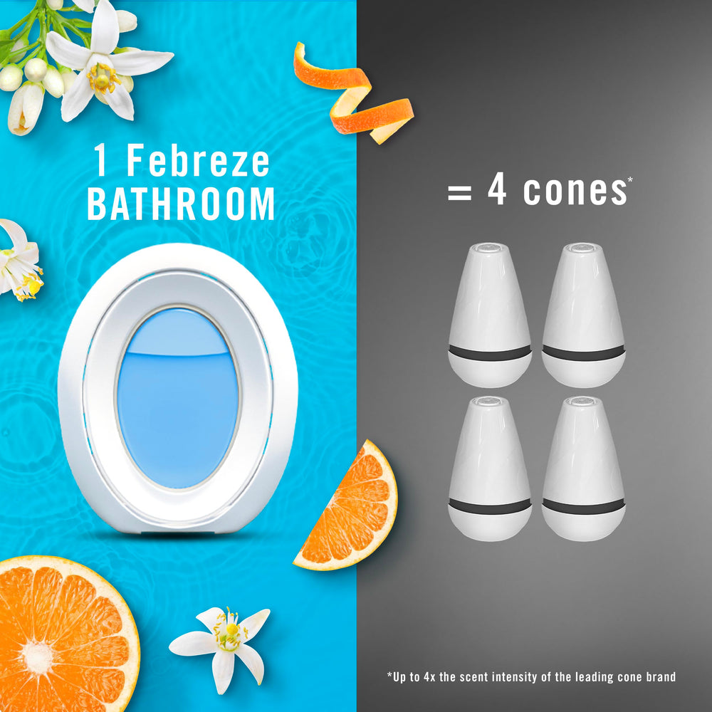 Febreze Refresh and Energize scent adds uplifting notes to daily routines.