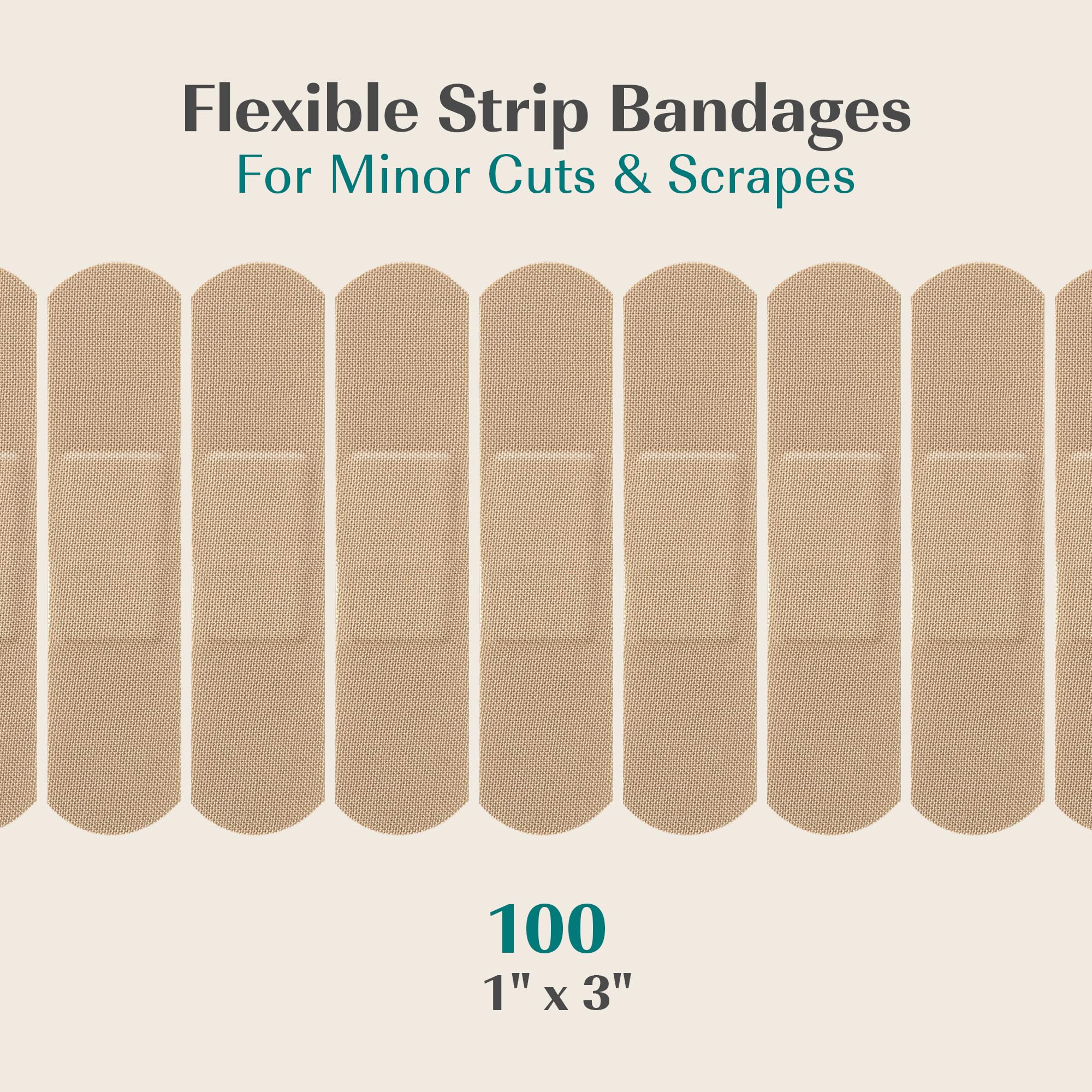 FEBU bamboo bandage applied to skin during daily activity