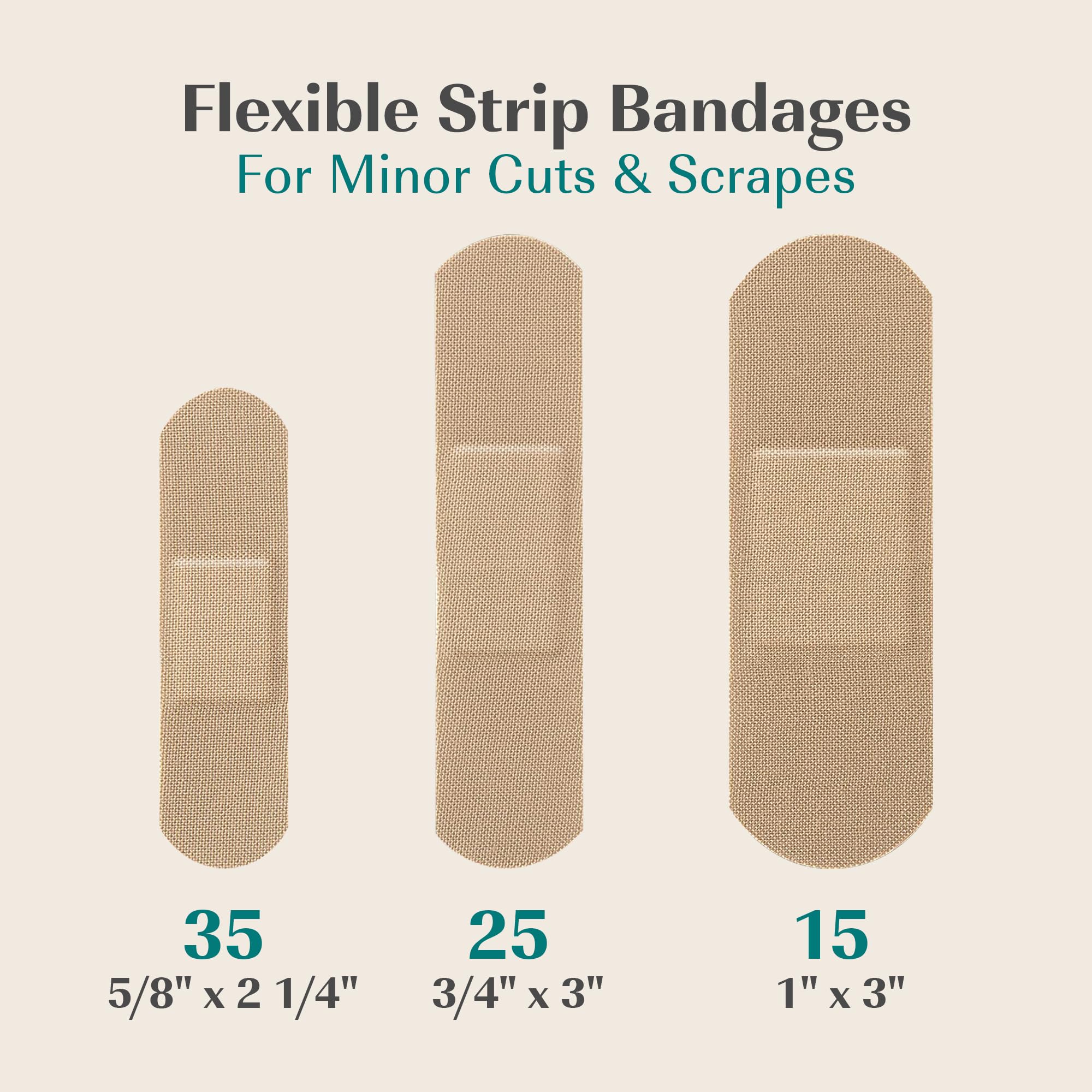 FEBU hypoallergenic bandages are gentle on sensitive skin.