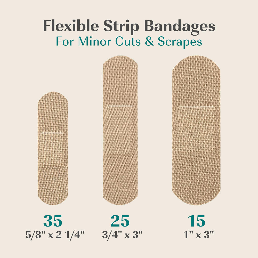 FEBU hypoallergenic bandages are gentle on sensitive skin.