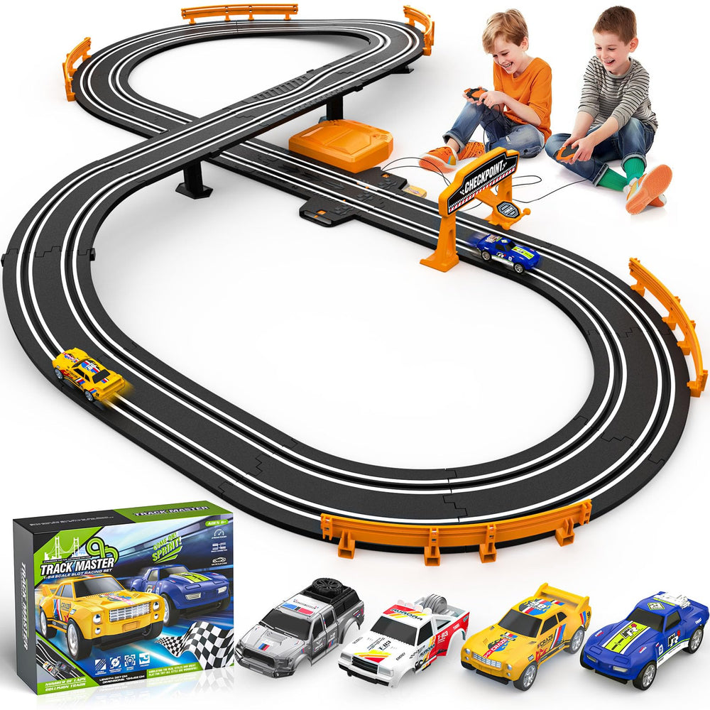 Fedonak Slot Track Assembly showcases quick setup for engaging family races.