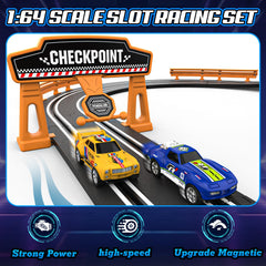 Fedonak Slot Track supports battery or electric power for flexible play.