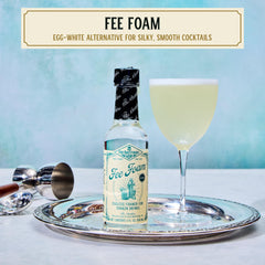Fee Foam cocktail-foam-top showcases rich foam ideal for craft drinks.