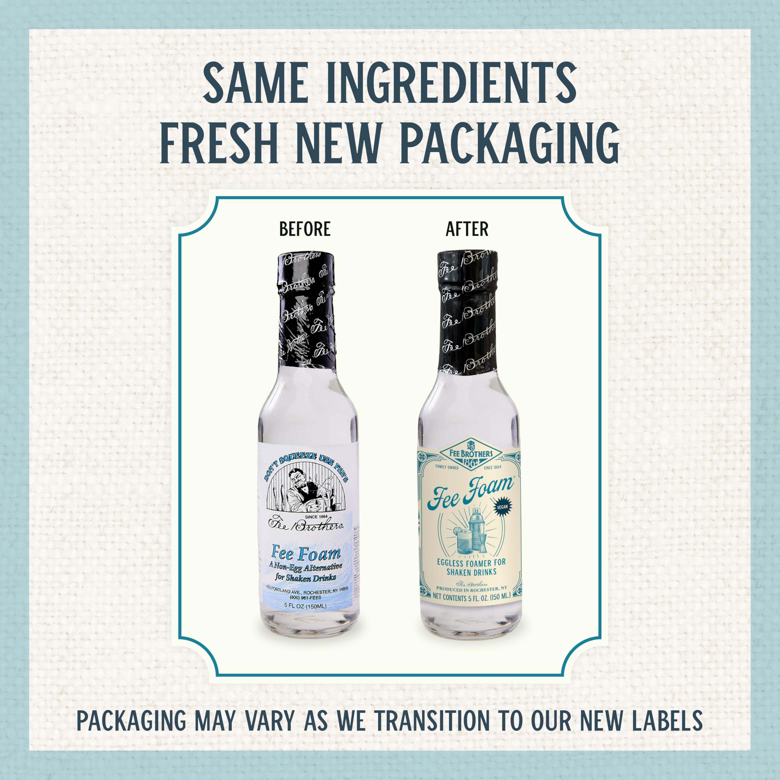 Fee Brothers Fee Foam egg-substitute enables egg-free foaming in cocktails.