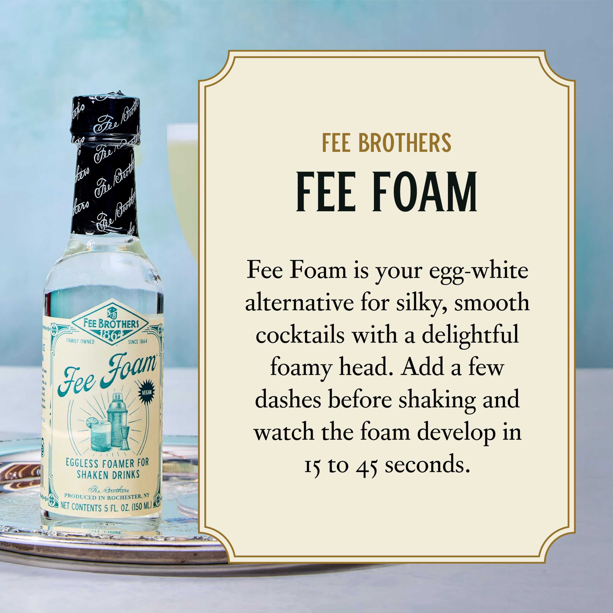 Fee Foam gluten-free option keeps drinks inclusive and tasty.