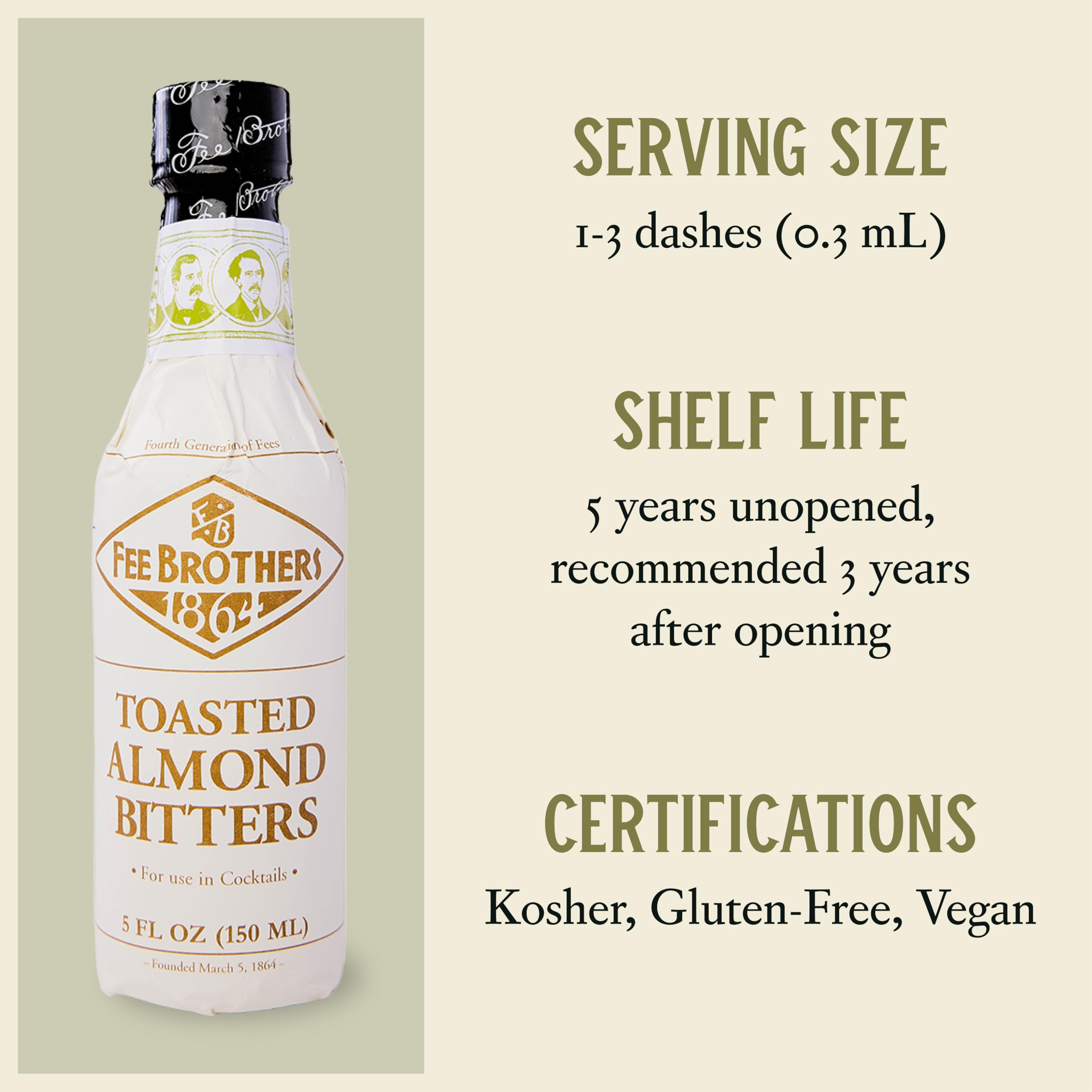 Two dashes added to a cocktail using Fee Brothers Bitters