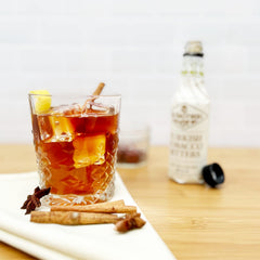 Fee Brothers Aztec Chocolate Bitters cocktail enhances flavor with warm cacao notes.