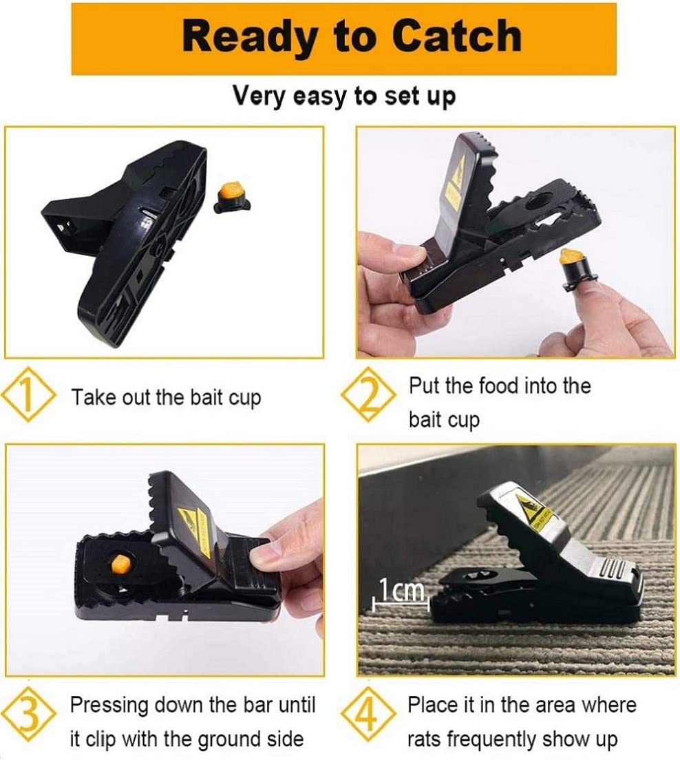 Feeke bait cup design supports easy bait placement for reliable results.