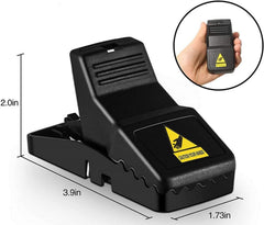 Feeke easy-to-set mouse trap with bait cup for simple use.