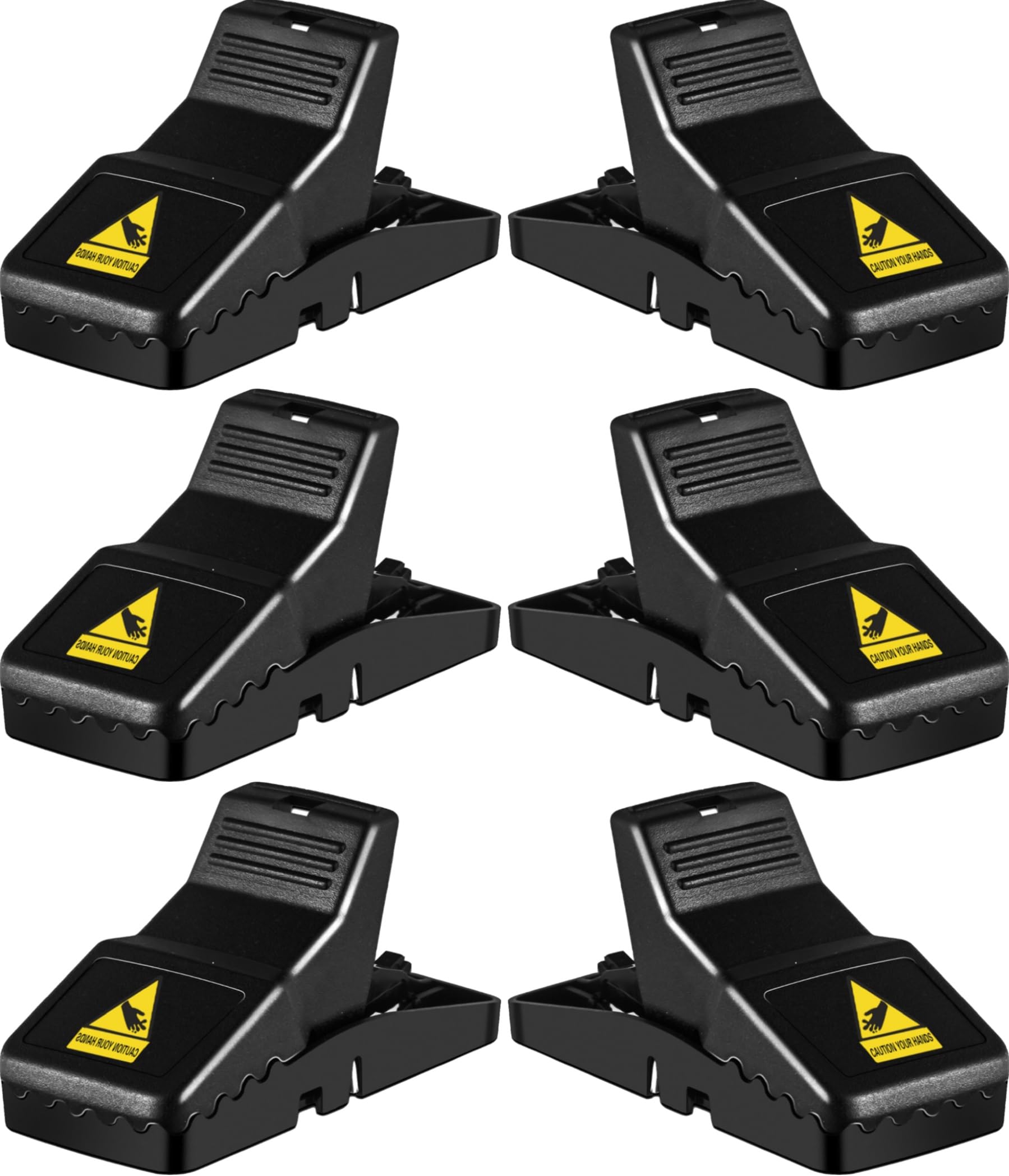 Feeke rat trap large front view highlights quick-set, reusable safety design.