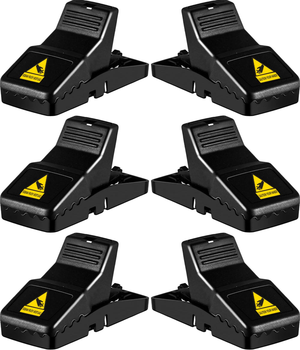 Feeke rat trap large front view highlights quick-set, reusable safety design.
