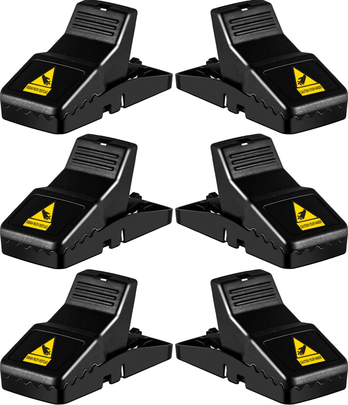 Feeke rat trap large front view highlights quick-set, reusable safety design.