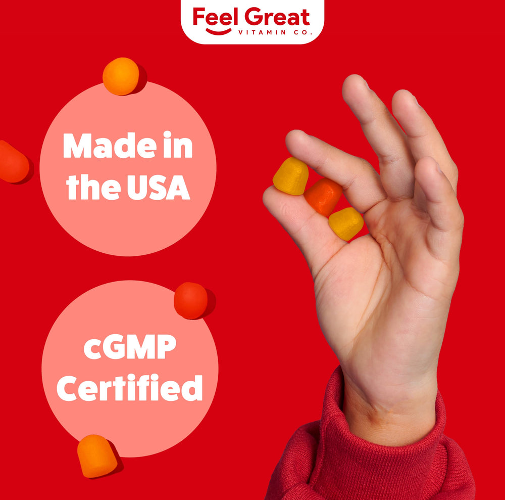 Feel Great Vitamin Co gluten-free gummies ideal for kids with dietary needs