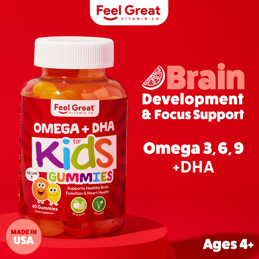 Feel Great Vitamin Co bottle open reveals tasty citrus gummies kids love