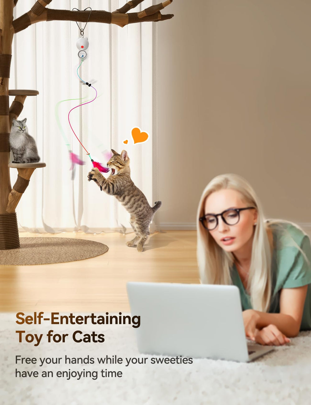 FEELNEEDY clip hanging mount suited for doors or windows.
