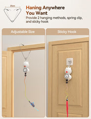 FEELNEEDY sticky hook allows quick wall mounting for hands-free play.