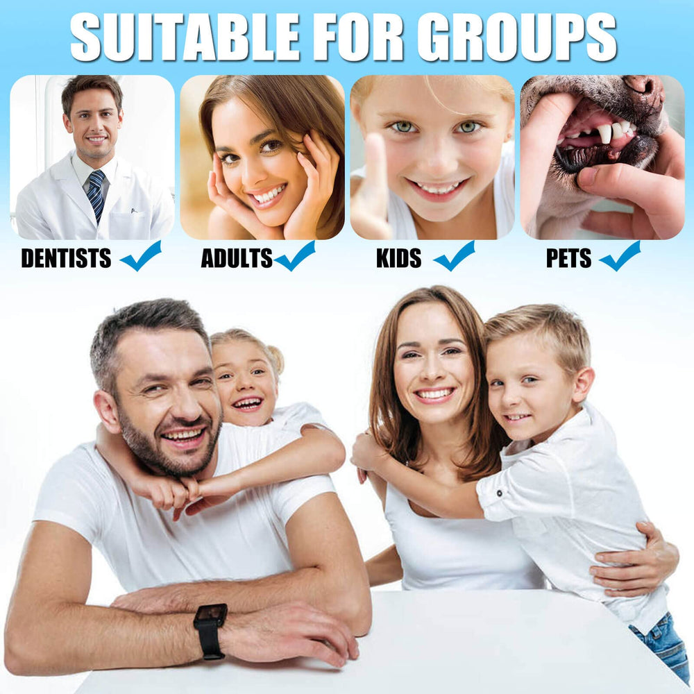 Feiccier dental care set packaging presents a professional carry-ready kit.