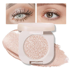 FeiCuiYun Glitter Shimmer palette open showcases vivid hues for versatile day-to-night looks.