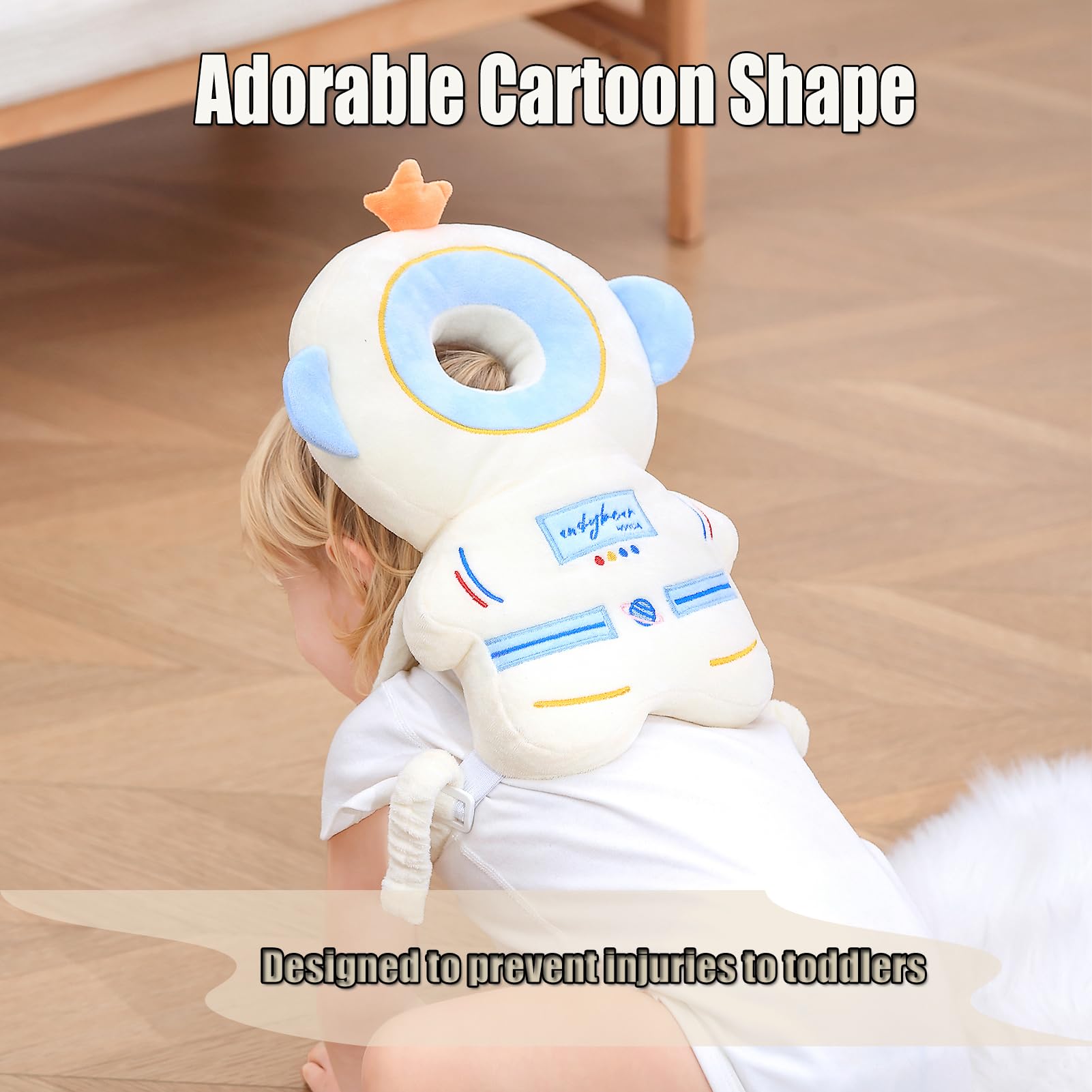 Feidoog baby learning scene highlights protection during walking and crawling.