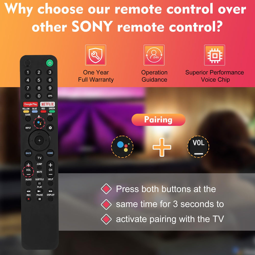 Feikeer RMF-TX500U remote side buttons highlighting large hotkeys for apps