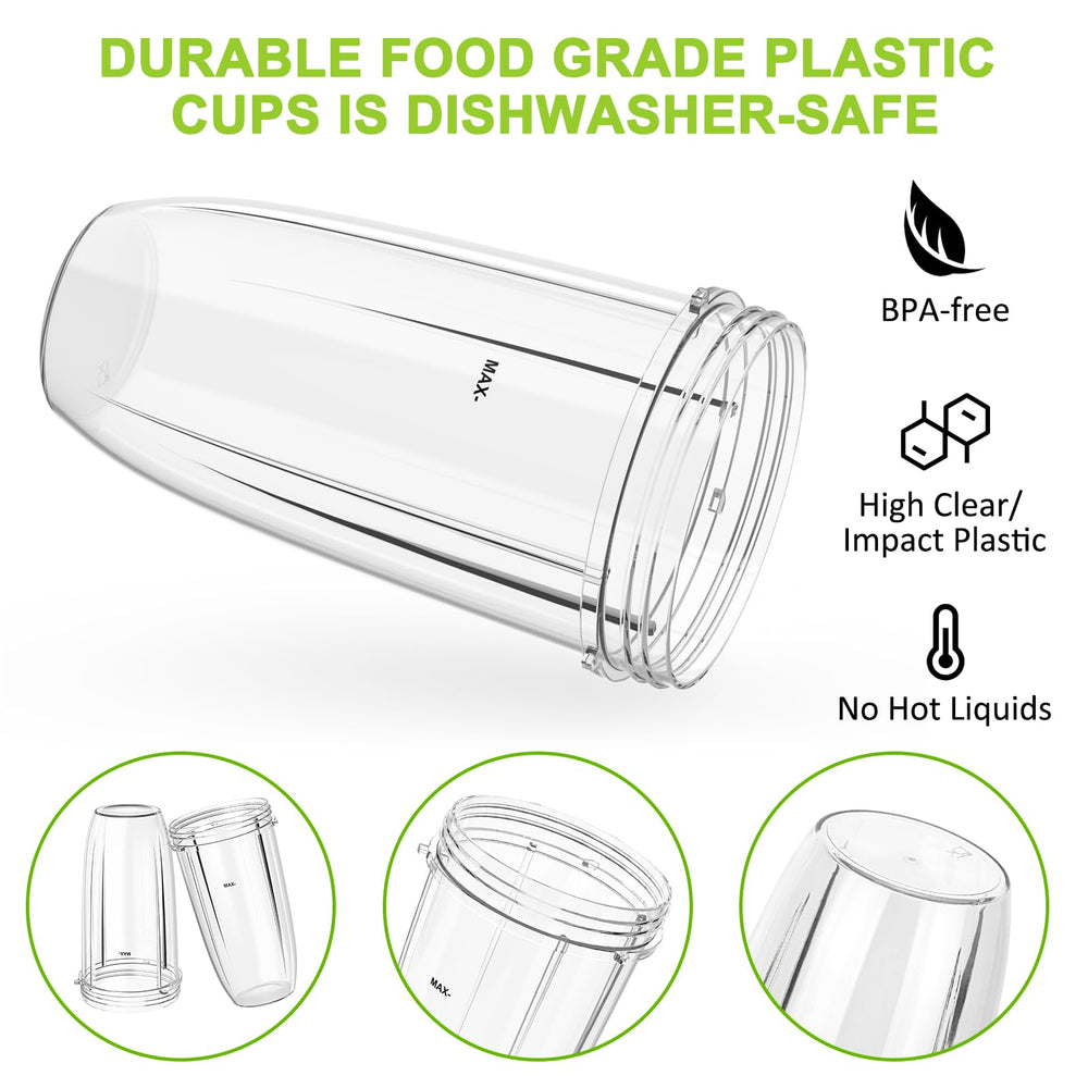 Feilifan 32 oz cups shown dishwasher-safe for quick cleanup.