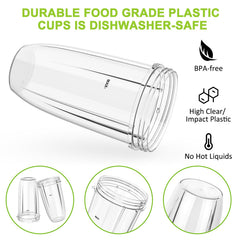 Feilifan 32 oz cups shown dishwasher-safe for quick cleanup.