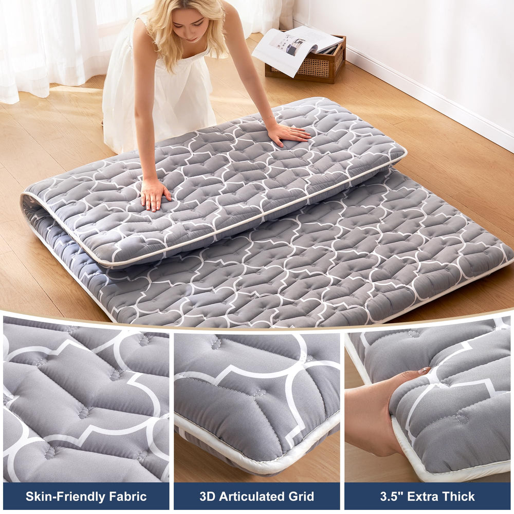 Feisaibaoly 6th Gen futon folded for car trips demonstrates portable guest sleeping option