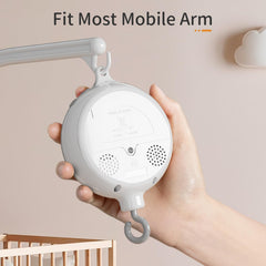 FEISIKE crib mobile motor music mode offers soothing lullabies for quiet time