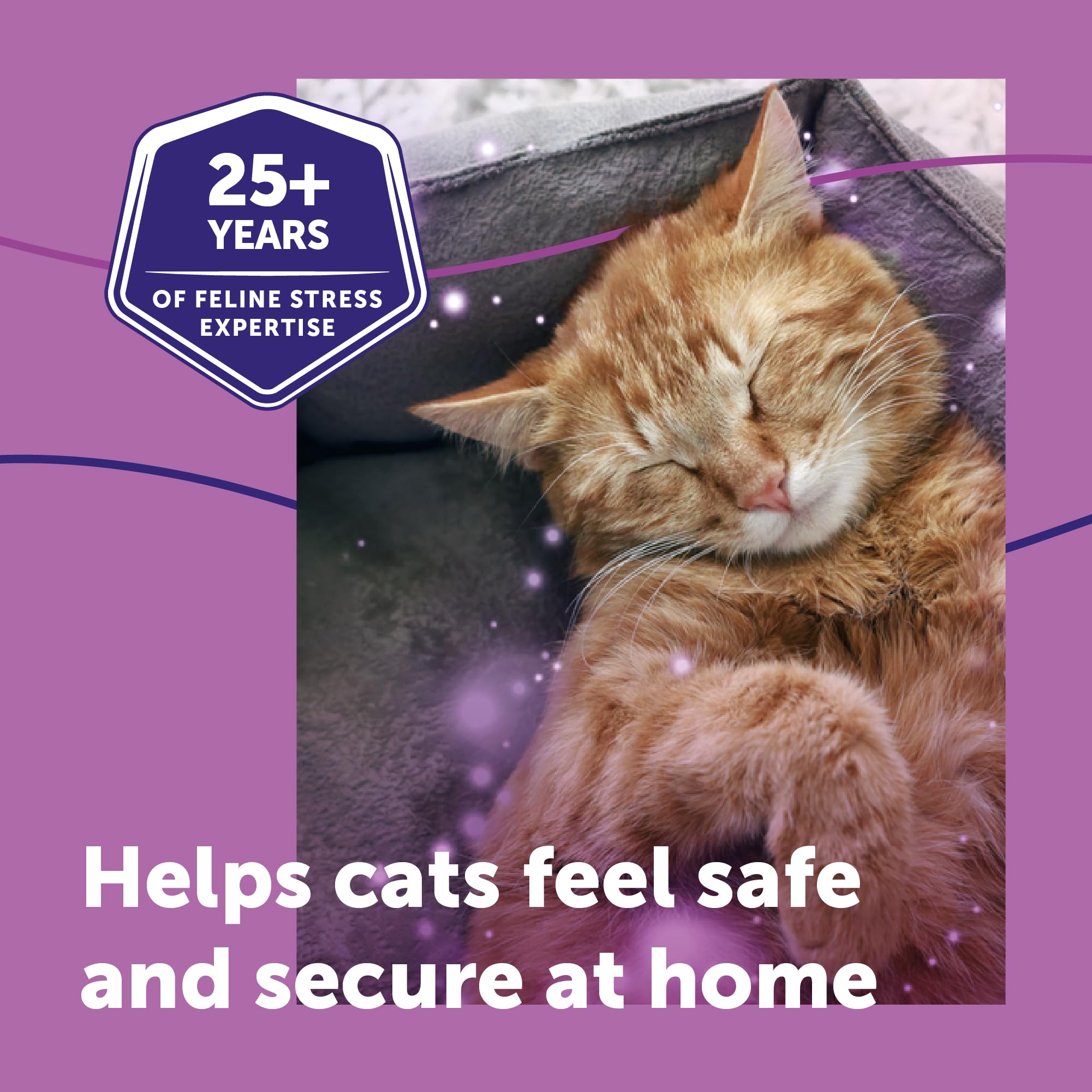 FELIWAY Classic diffuser plugged in demonstrates ready-to-use calming in living spaces.