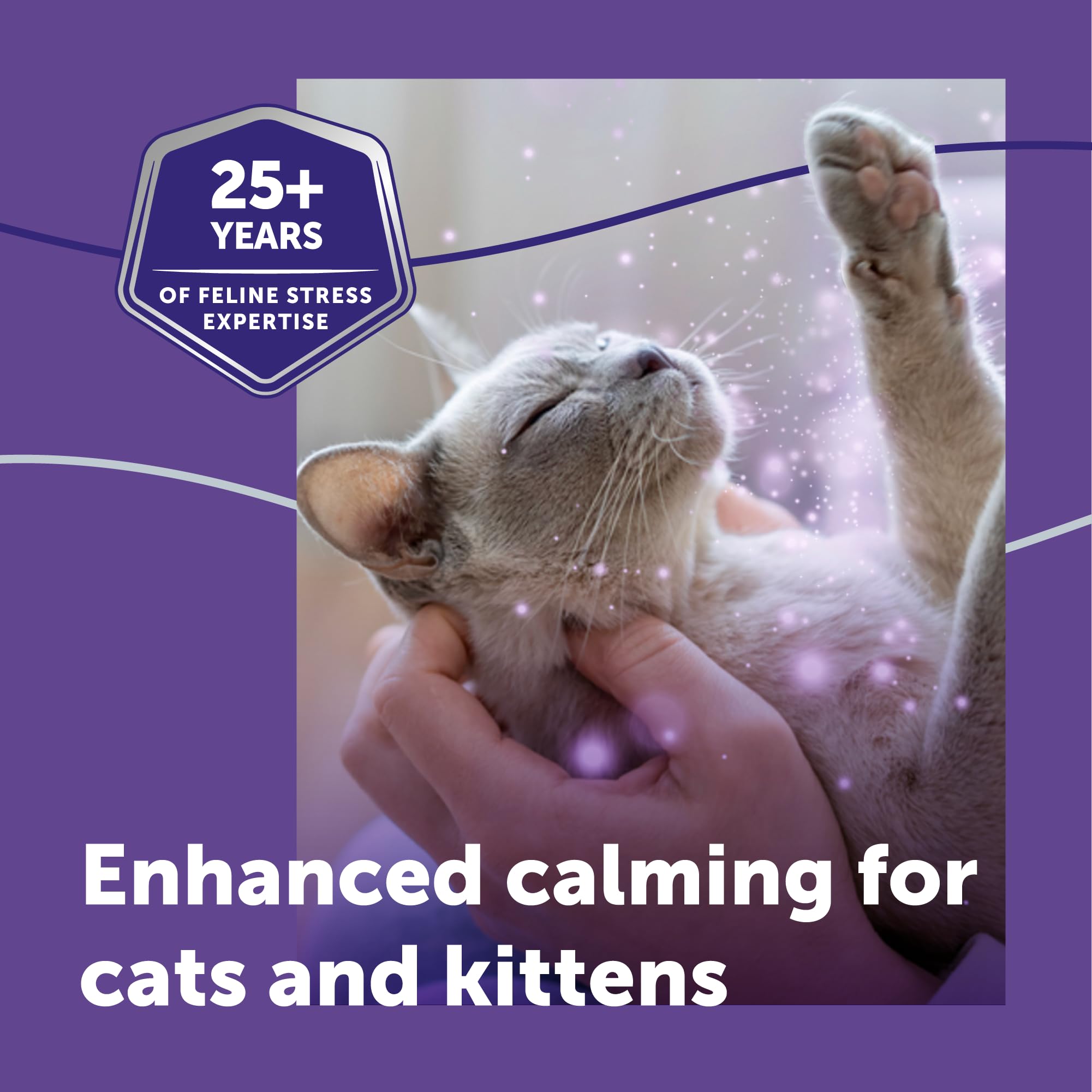 FELIWAY Optimum covers up to 700 sq ft for large living spaces.