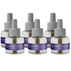 FELIWAY Optimum diffuser bottle ready for plug-in use in living room.