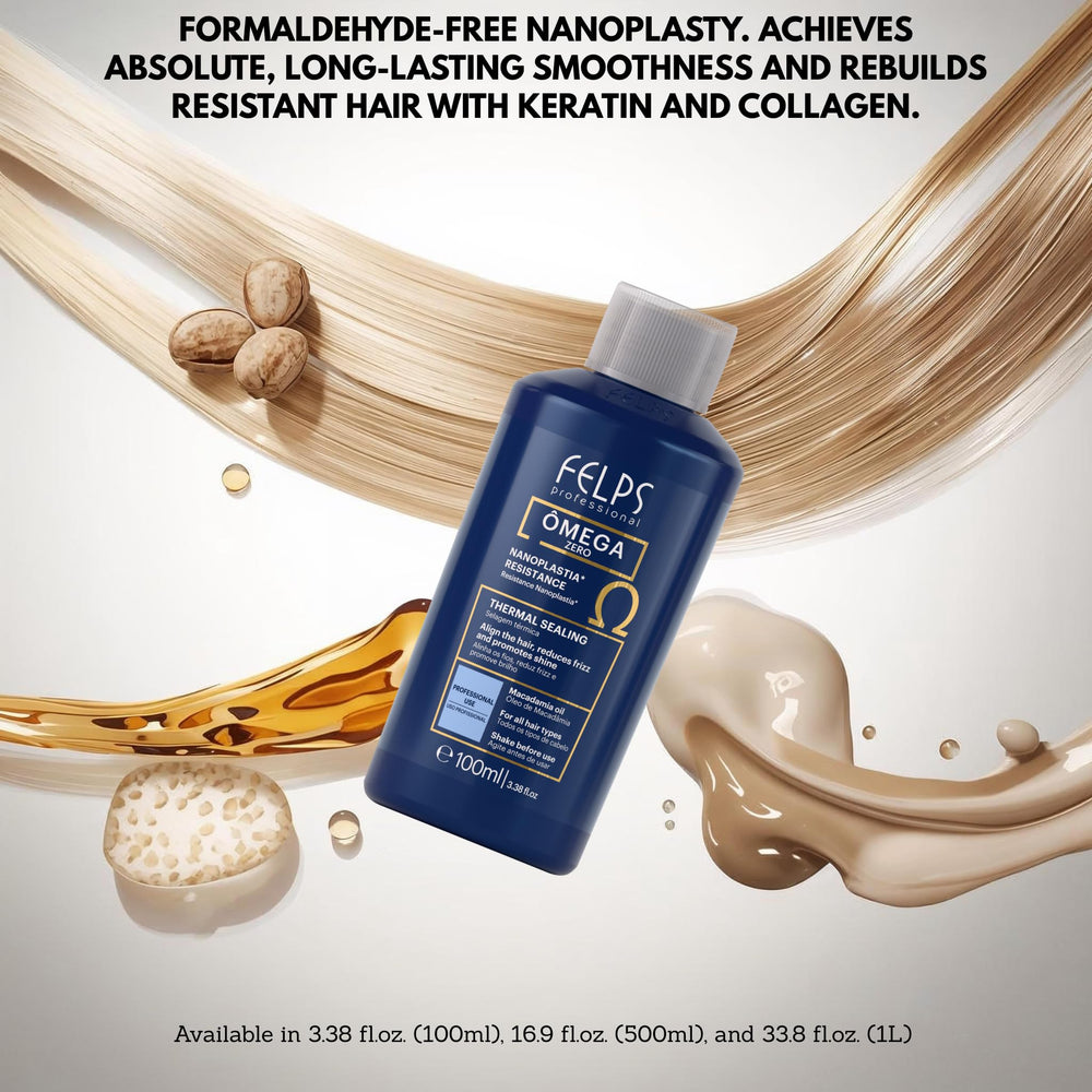 Felps Professional Omega Zero Resistance mini bottle packaging for on-the-go use