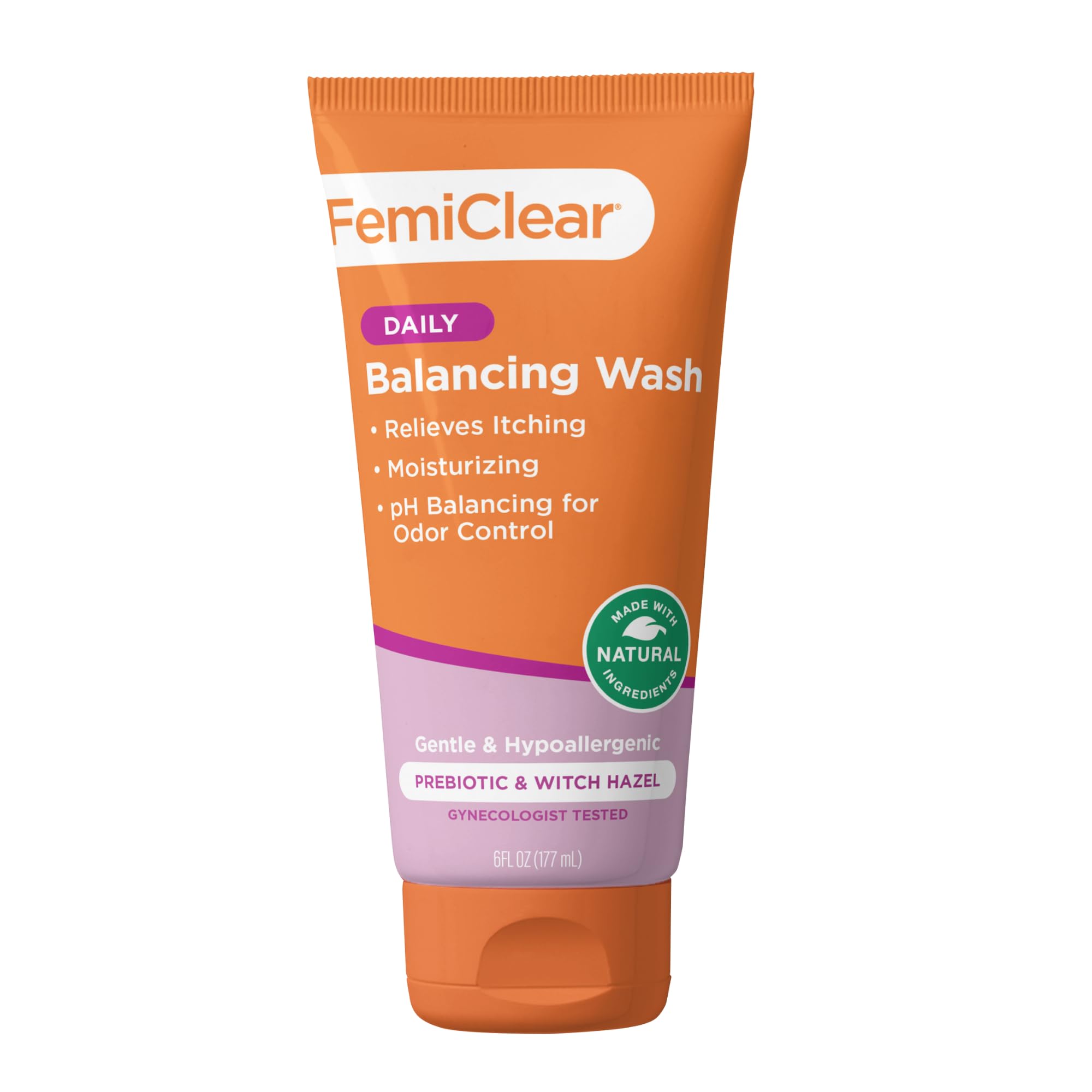 FemiClear Soothing Daily Wash bathroom setup illustrating calm daily routine.