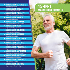 Femmetra Magnesium Complex capsules close-up highlighting premium ingredients.