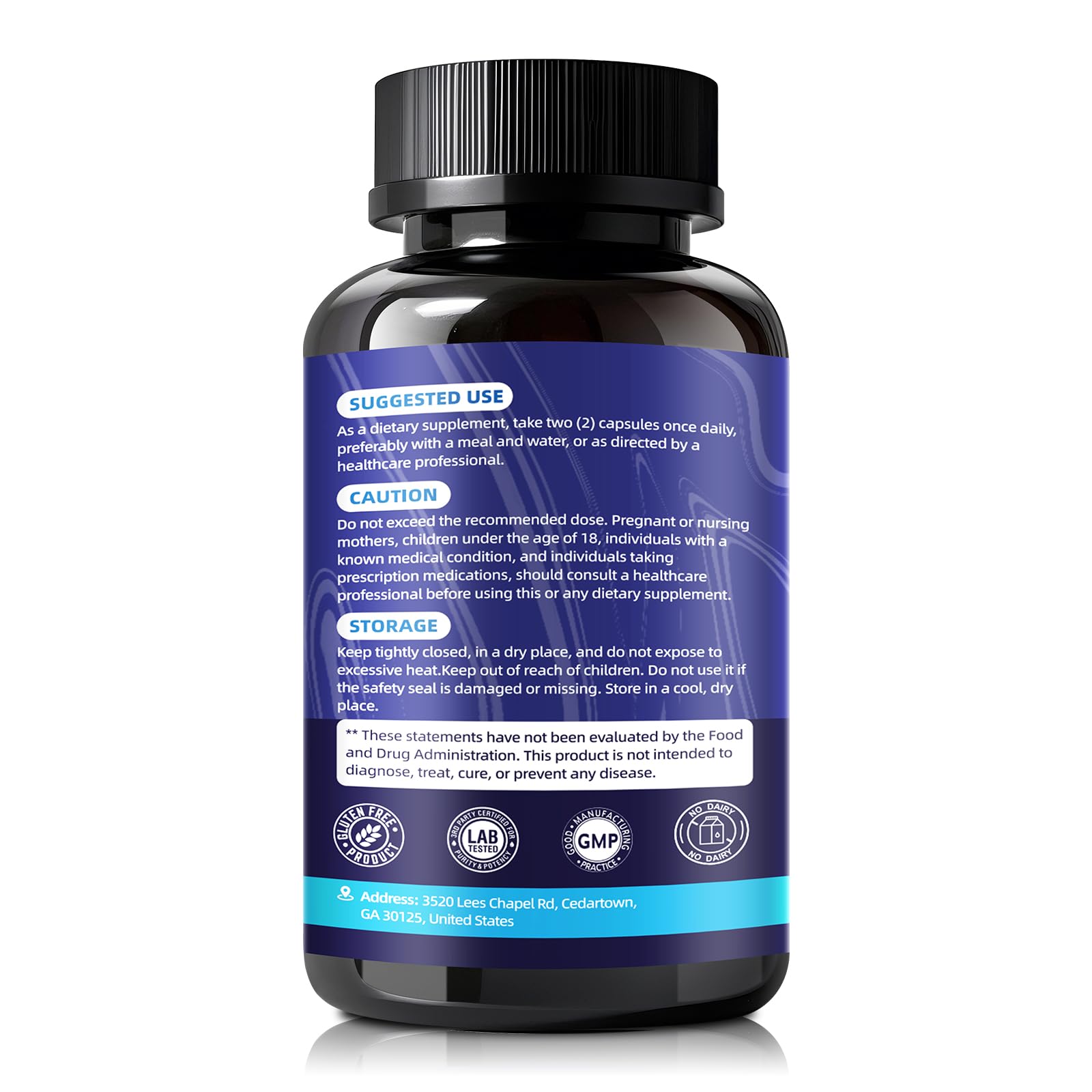 Femmetra Magnesium Complex capsules inside bottle illustrate convenient daily use.
