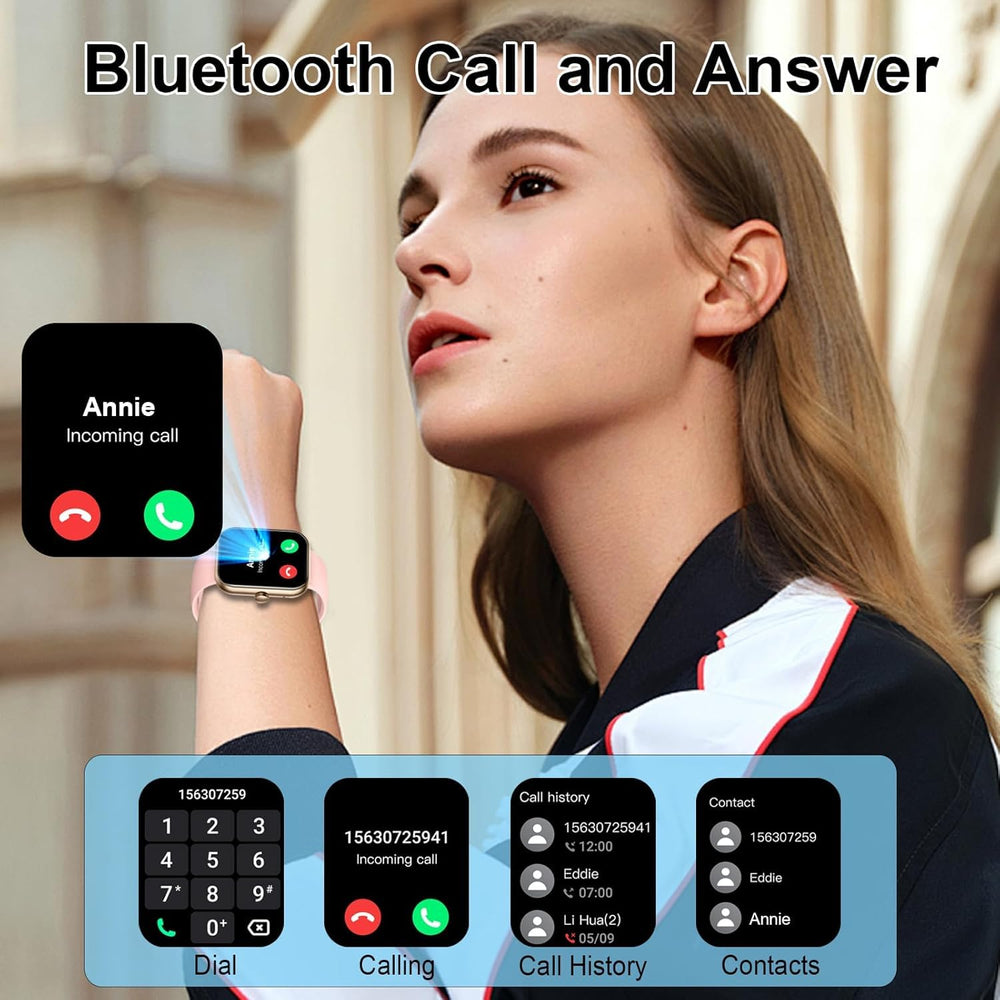 Fempoin Smart Watch sleep tracking highlights sleep stages.